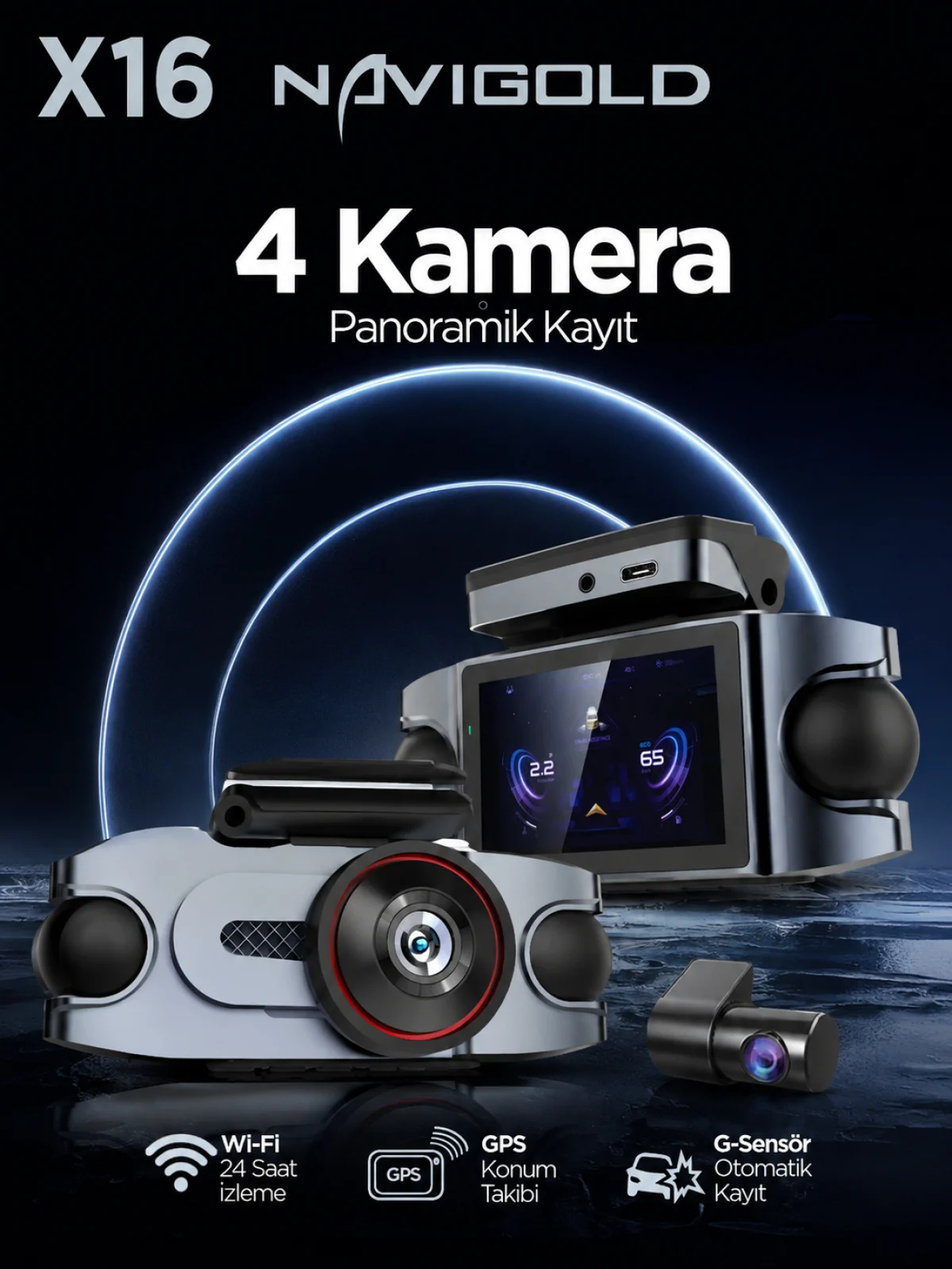 X16 4K X16 4 KAMERALI DVR