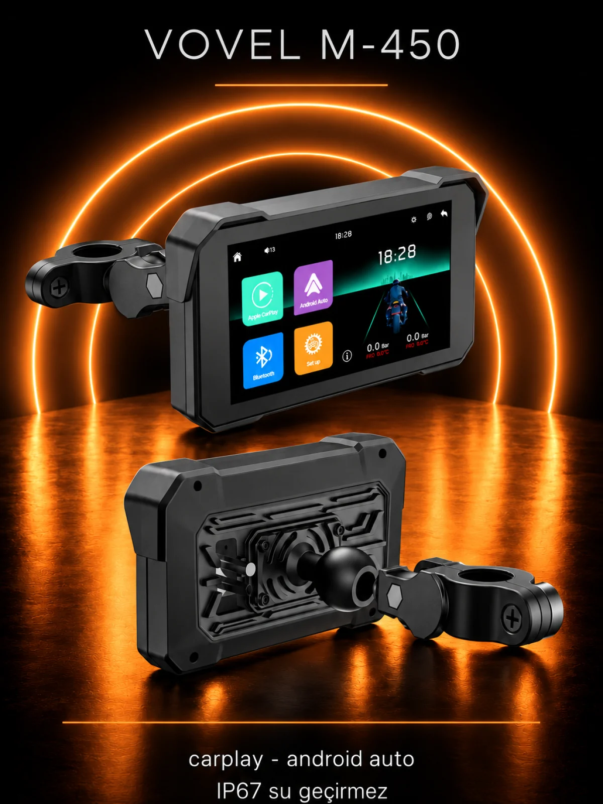 M-450 5" MOTOCARPLAY Universal